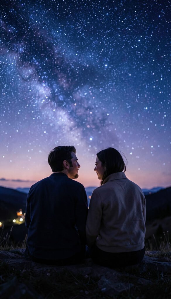 Noche Estrellada Romántica - imágenes de amor románticas