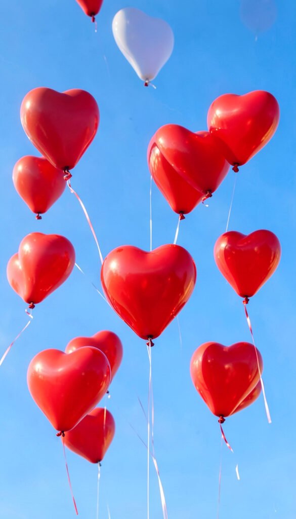 Globos de Corazón - imágenes de amor románticas
