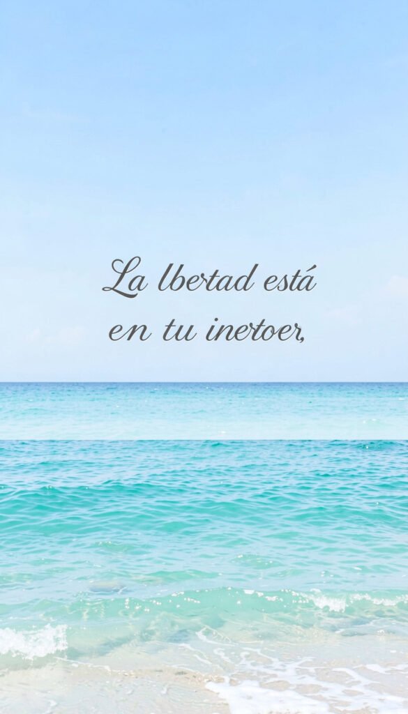 Mar y Libertad - Imágenes con Frases Bonitas para