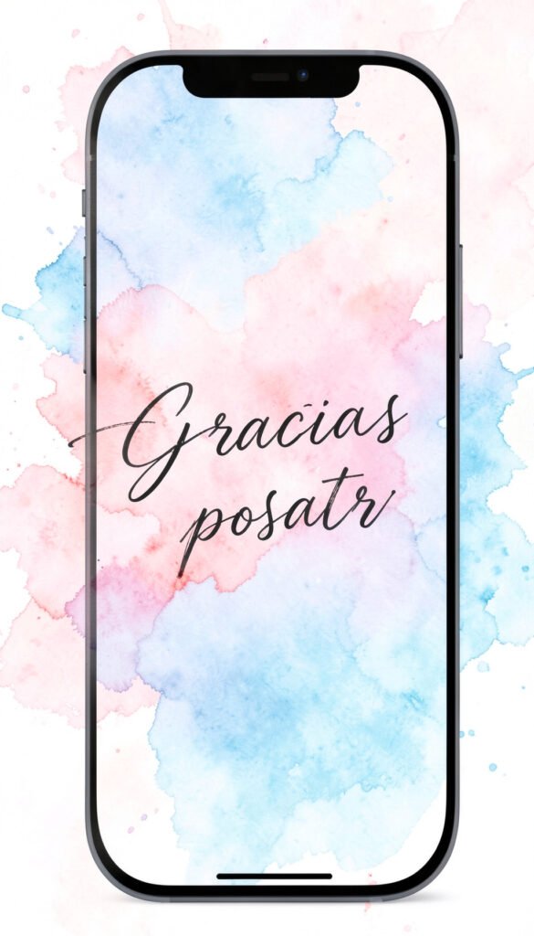 Arte Acuarela y Gratitud - Imágenes con Frases Bonitas para