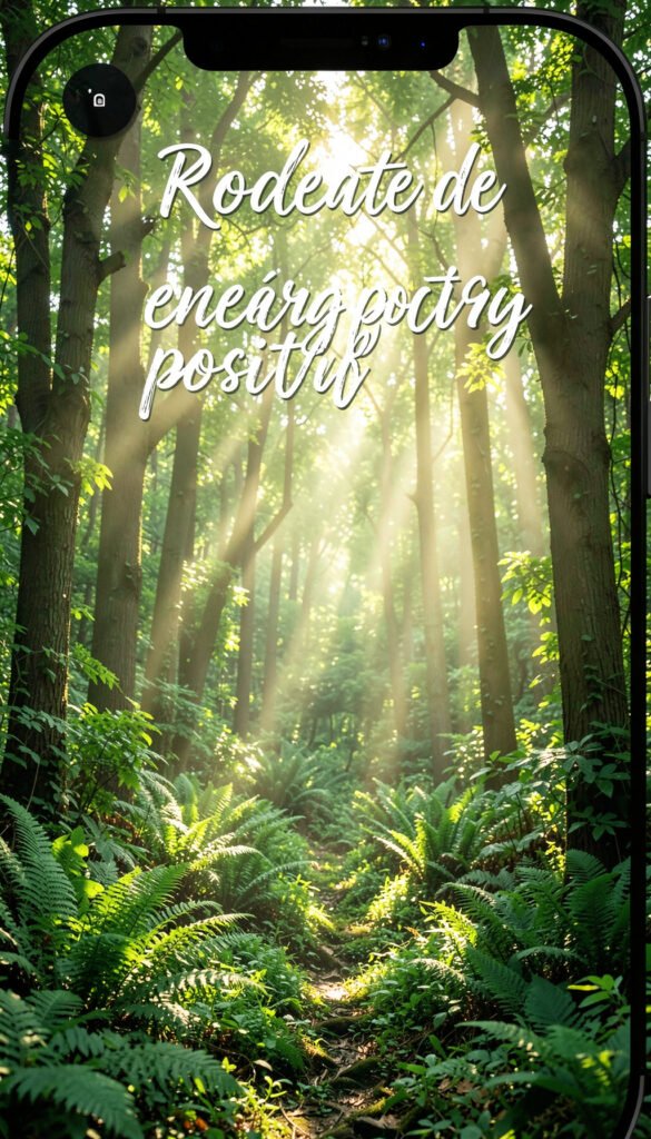 Bosque y Energía Positiva - Imágenes con Frases Bonitas para