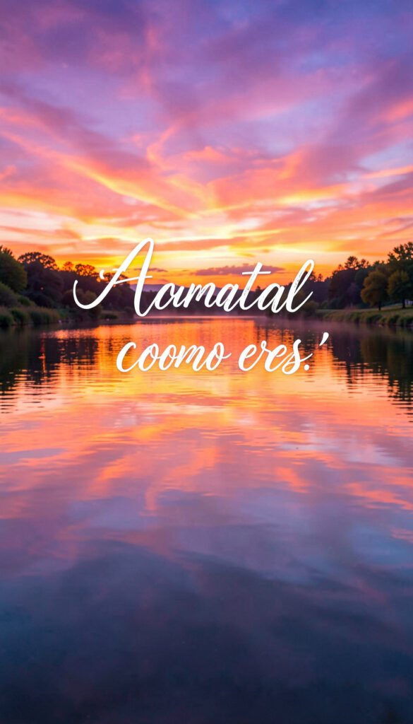 Puesta de Sol y Amor Propio - Imágenes con Frases Bonitas para