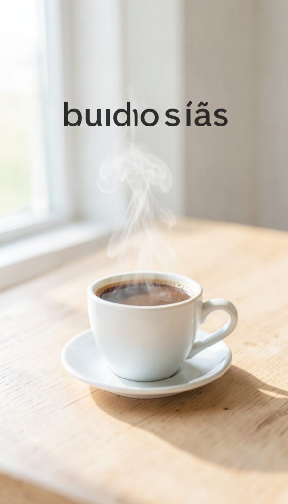 Taza de café y buenas vibras - imágenes de buenos días