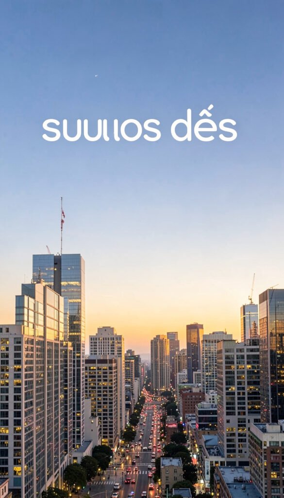 Paisaje urbano al amanecer - imágenes de buenos días