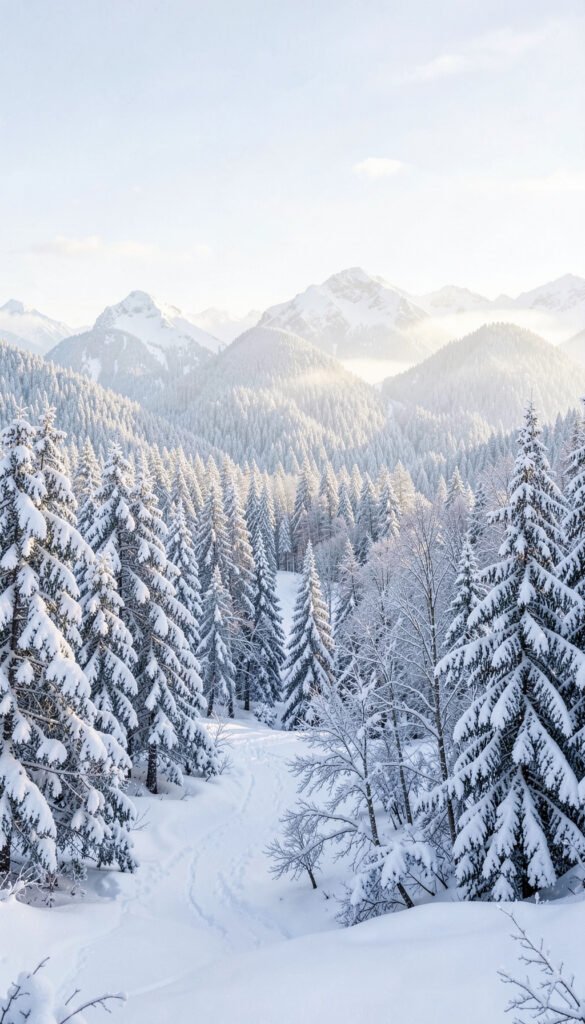 Paisaje Nevado - imágenes bonitas HD gratis