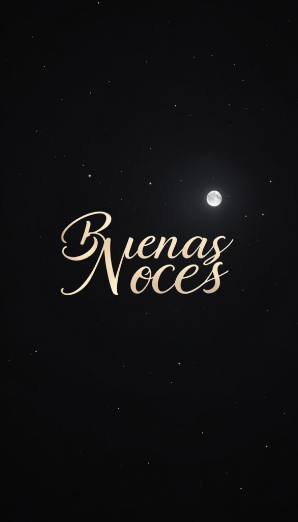 Mensaje de Buenas Noches Minimalista - Imágenes de Buenas Noches para