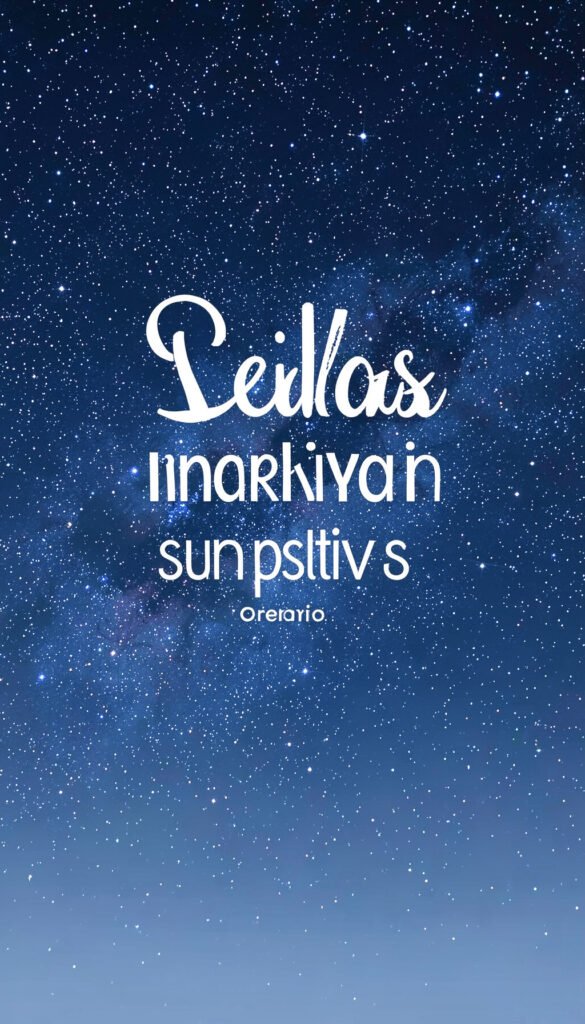 Cielo Nocturno con Frases Motivadoras - Imágenes de Buenas Noches para