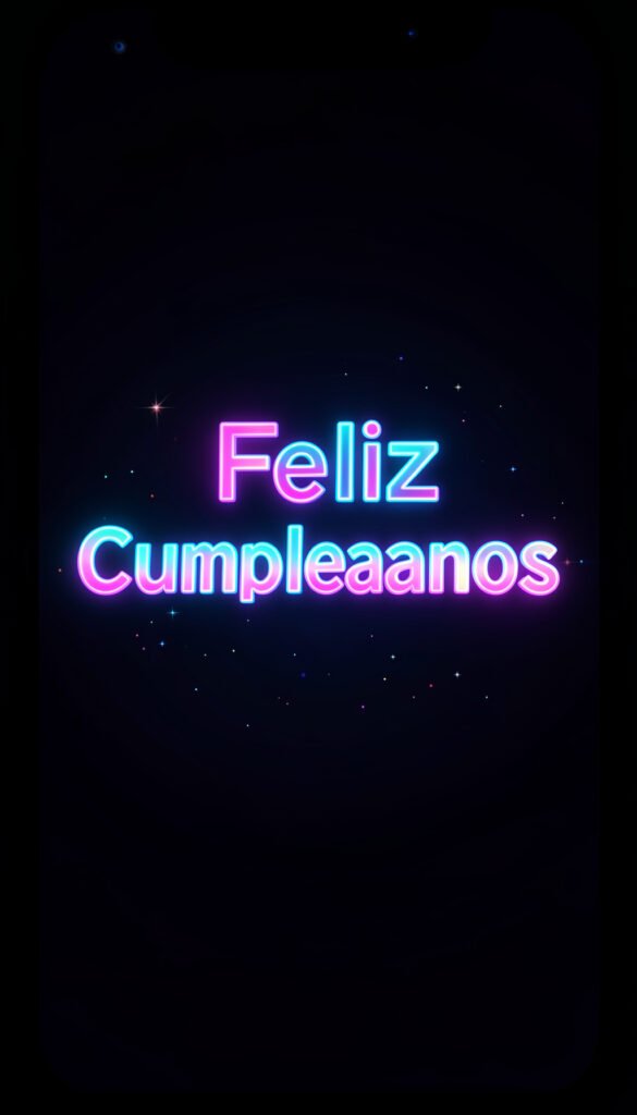 Tipografía Moderna Brillante - imágenes de feliz cumpleaños