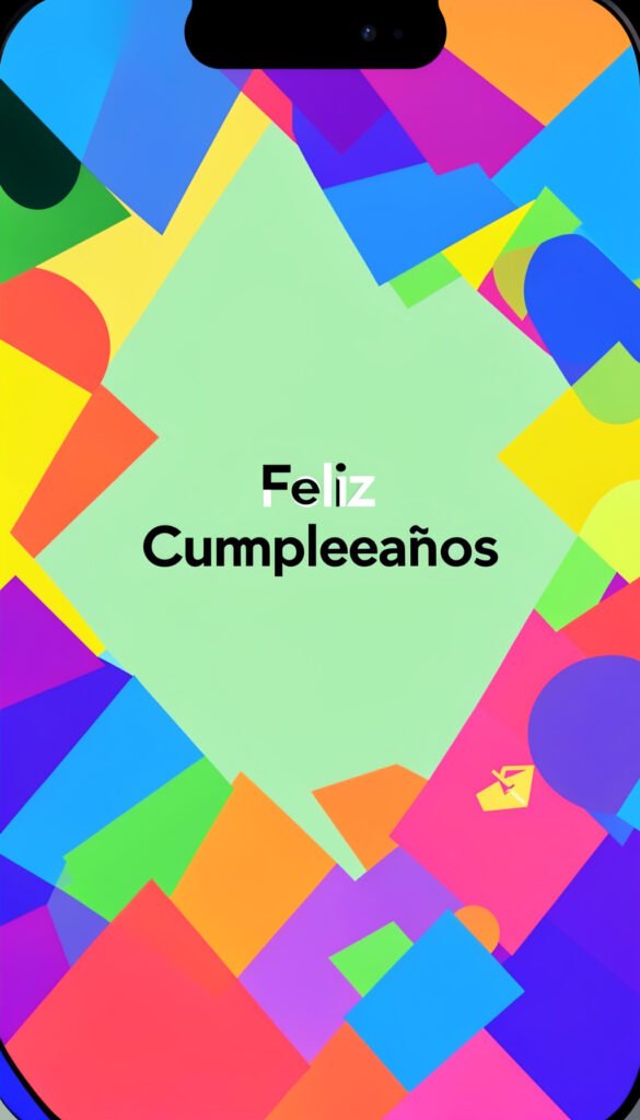 Fondos Geométricos Coloridos - imágenes de feliz cumpleaños