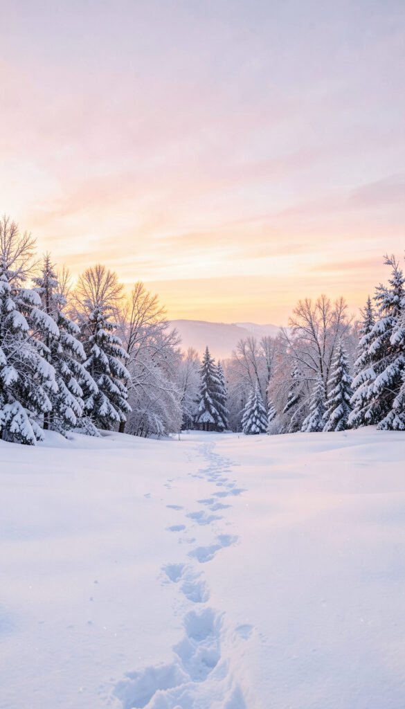 Paisaje Invernal - imágenes de Navidad gratis