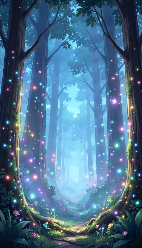 Bosque mágico anime - Imágenes anime alta calidad