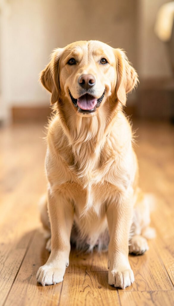 Golden Retriever sonriente - imágenes de perros bonitos