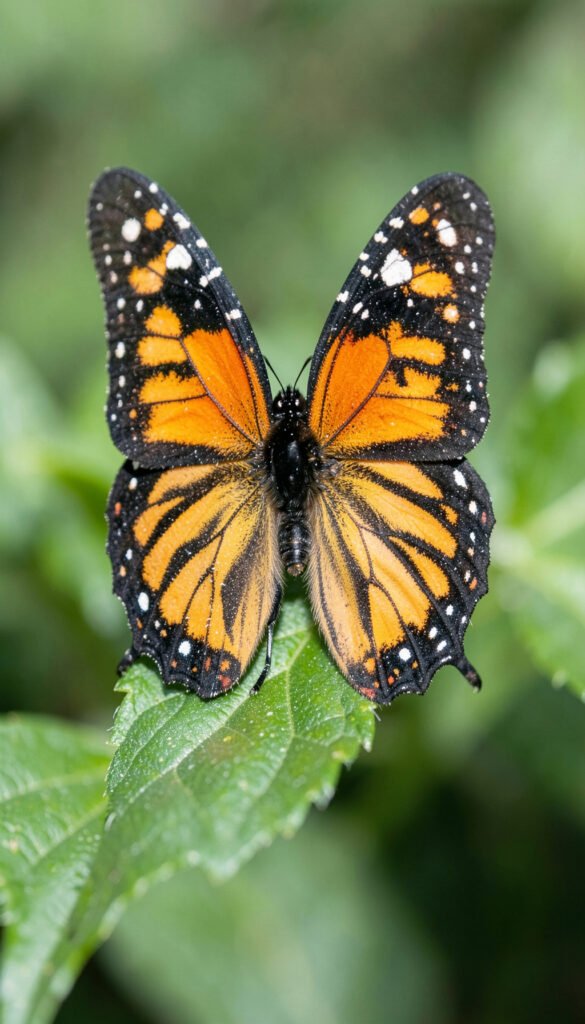 Mariposa Monarca en Macro - mariposas de colores alta calidad