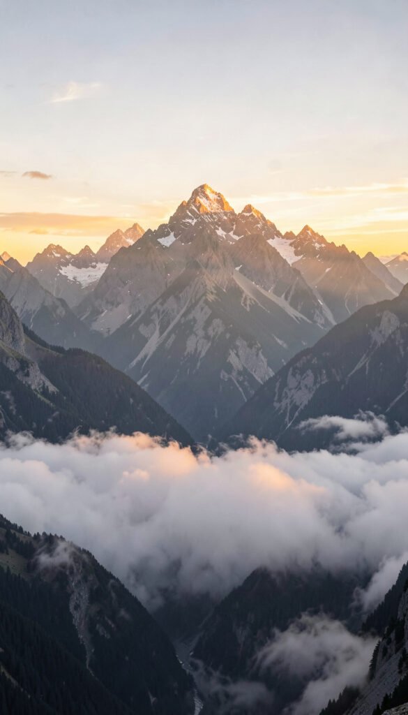 Montañas al Amanecer - Fotos de Paisajes Increíbles para