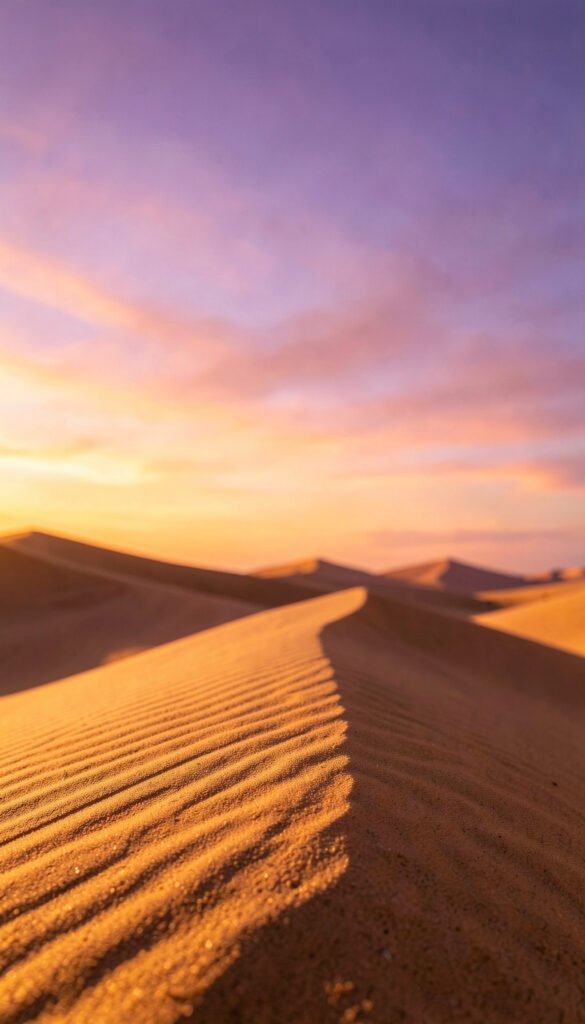 Desierto al Atardecer - Fotos de Paisajes Increíbles para