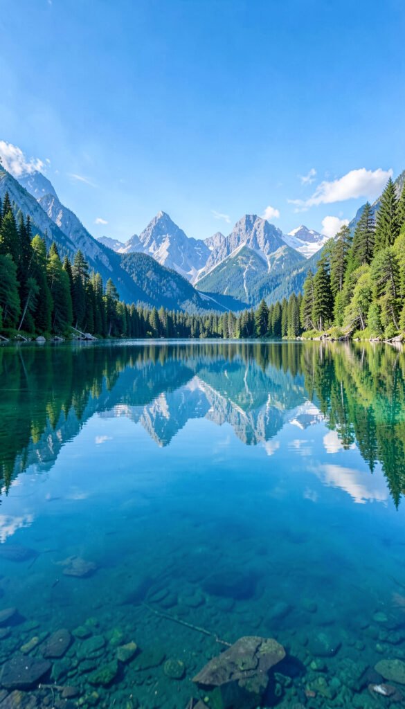 Lago Reflejado - Fotos de Paisajes Increíbles para