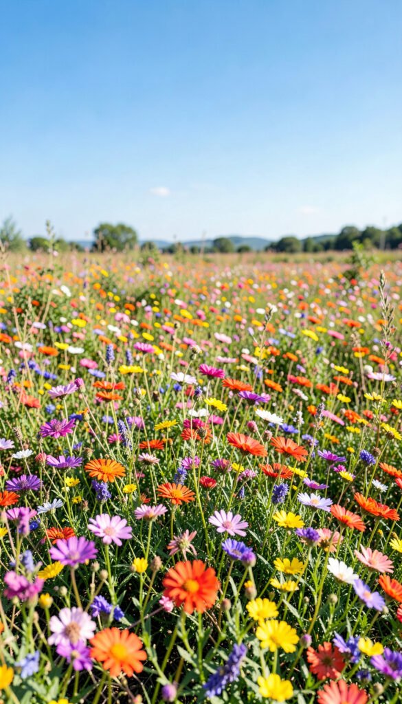 Campo de Flores Silvestres - Fotos de Paisajes Increíbles para