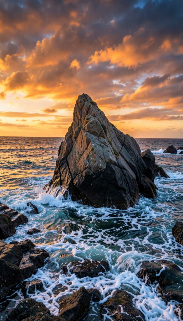 Costa Rocosa - Imágenes atardeceres Ultra HD