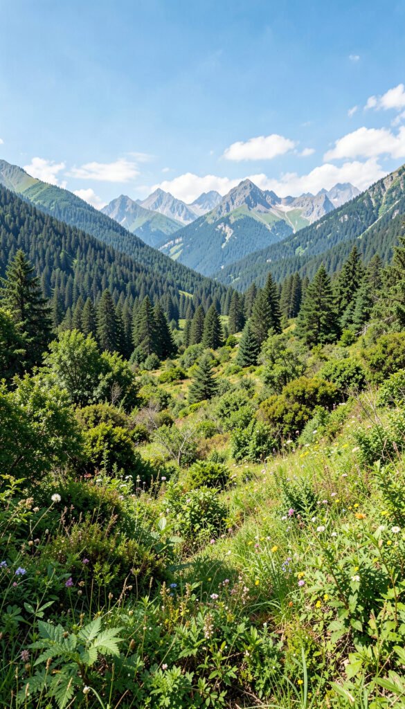 Valle entre Montañas - imágenes bosques montañas alta resolución