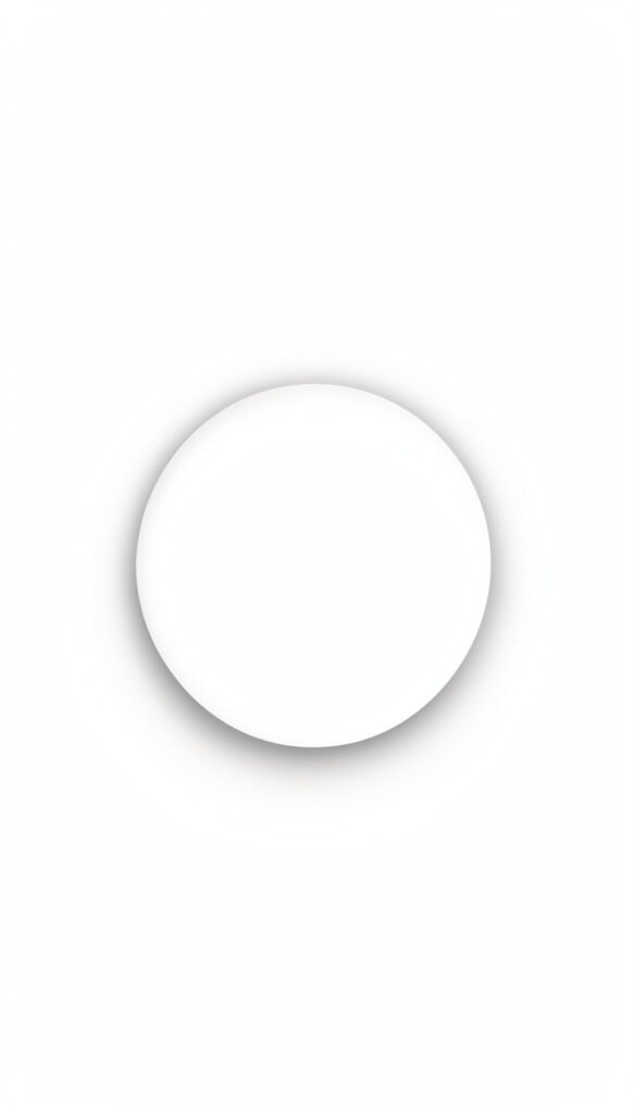 Círculo Abstracto en Fondo Blanco - Imágenes Minimalistas para Celular y