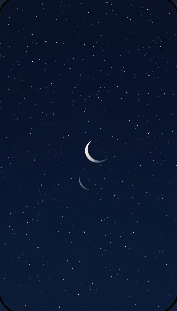 Cielo Estrellado Sencillo - Imágenes Minimalistas para Celular y