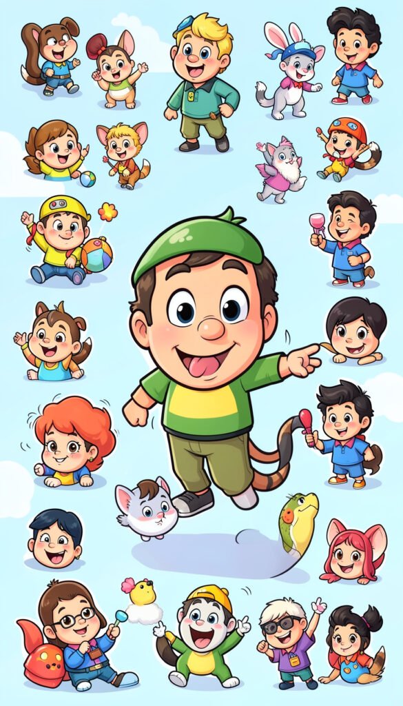 Personajes de Dibujos PNG - Imágenes PNG sin fondo gratis