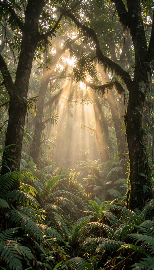 Bosque mágico al amanecer - Imágenes Gratis en HD para