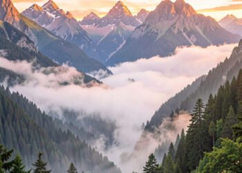 Paisaje de Montaña al Amanecer - Fotos HD para redes sociales