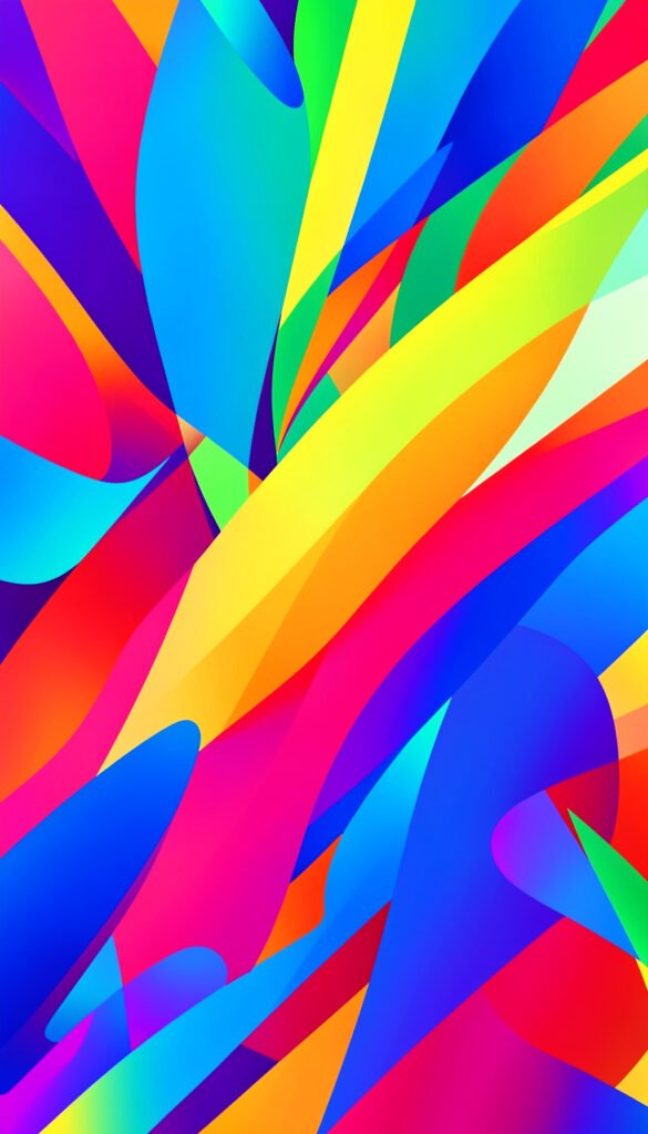 Arte Abstracto de Colores Vivos - Fotos HD para redes sociales