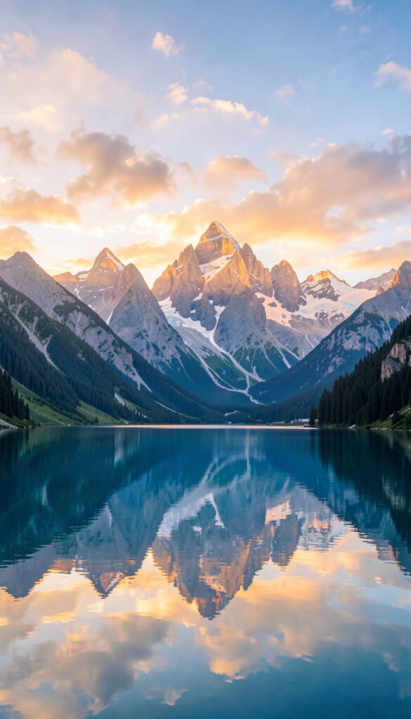 Paisaje Montañoso al Amanecer - Imágenes 4K para Fondo de