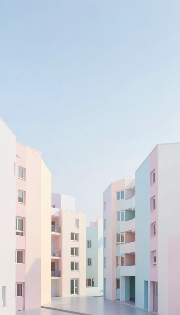 Paisaje Urbano Minimalista - Imágenes 4K para Fondo de
