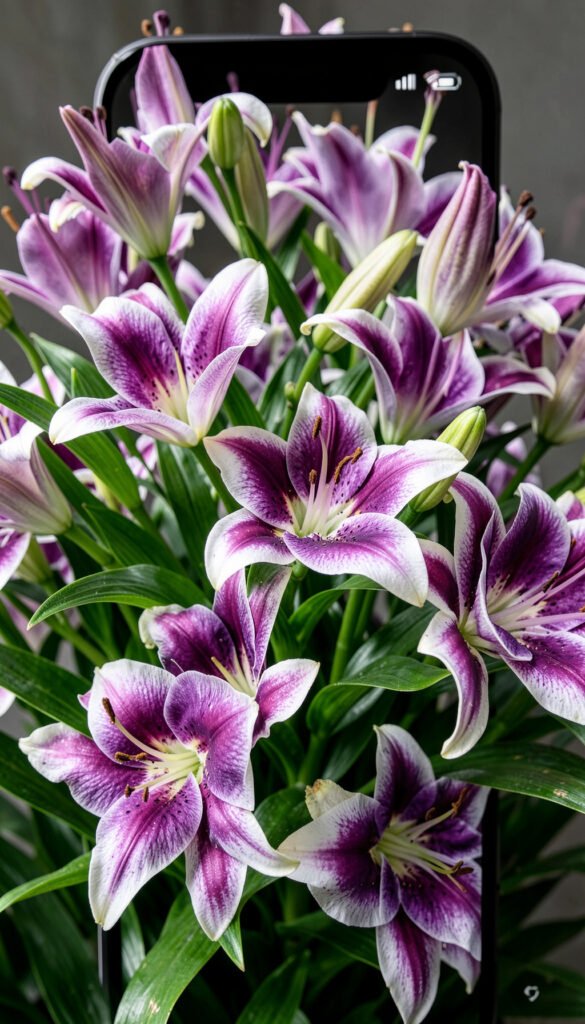 Lirios Exóticos - Imágenes de Flores Naturales con