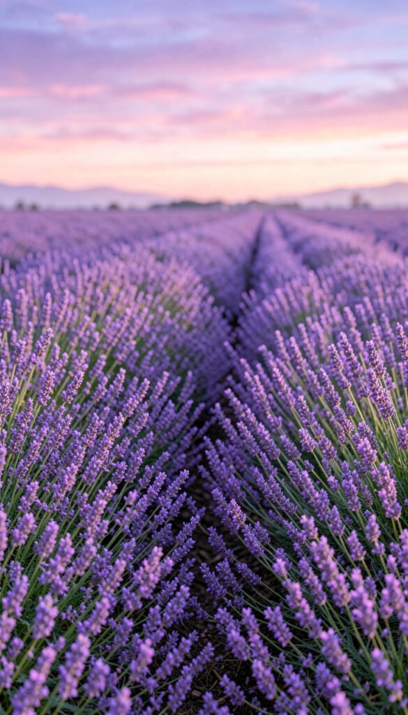 Campo de Lavanda - Imágenes de Flores Naturales con
