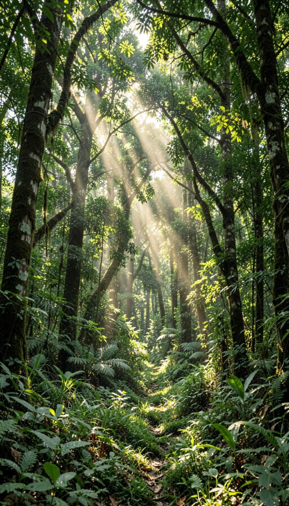 Bosque Místico y Verde - fondos de pantalla HD 4K