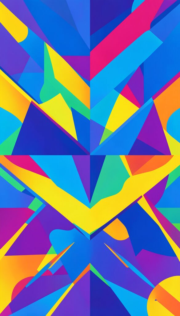 Arte Geométrico Colorido - fondos de pantalla HD 4K