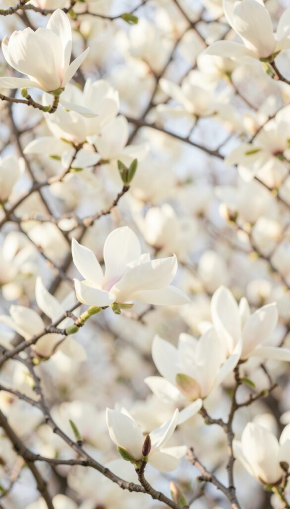 Magnolias Delicadas - Imágenes de Flores Hermosas para