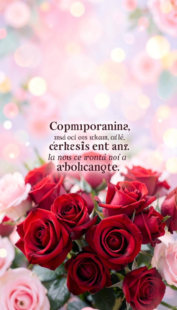 Rosas rojas con fondo bokeh - Imágenes de Rosas Rojas con