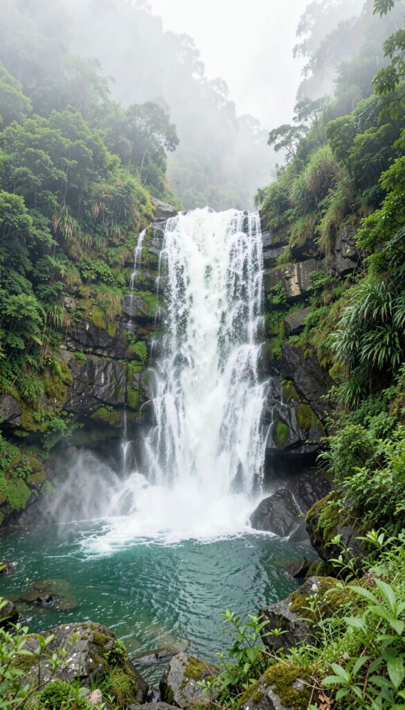 Cascada Impresionante - imágenes de paisajes naturales