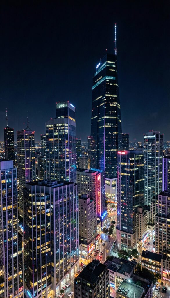 Ciudades Nocturnas - Fondos de Pantalla para Celular